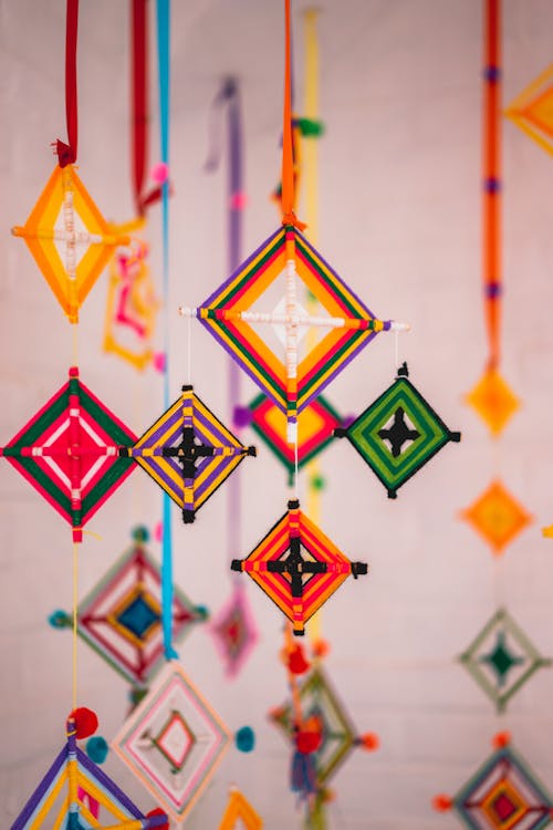 Close Up Photo of Woven Dreamcatcher