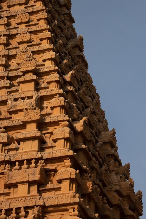 Foto profissional grátis de arquitetura, grande templo chola vivo, Índia