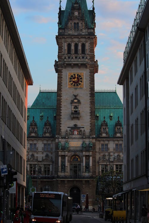 Clock Tower of the Hamburg Townhall