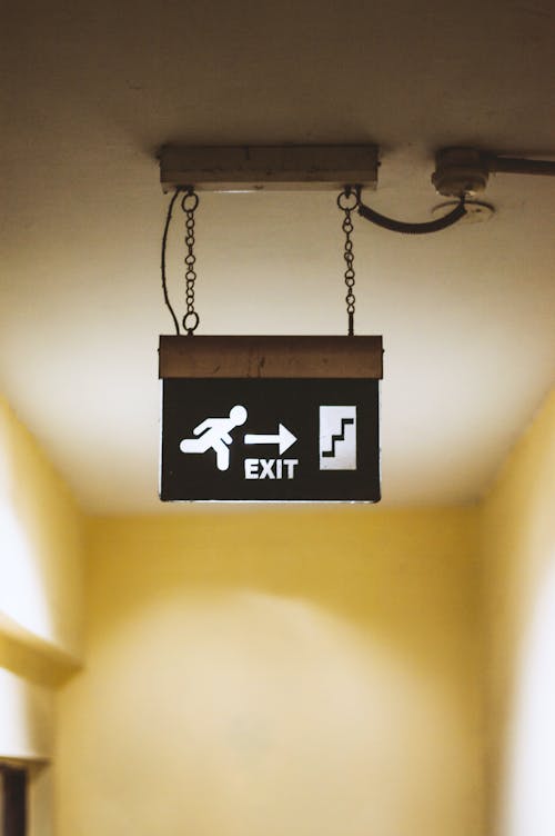 Photo of an Exit Signage