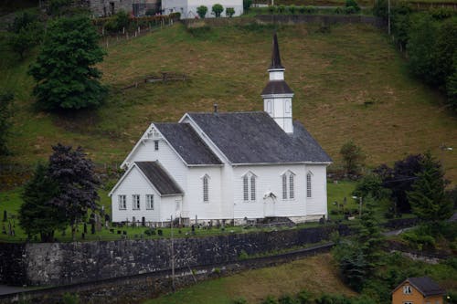 White Wooden Church Building 
