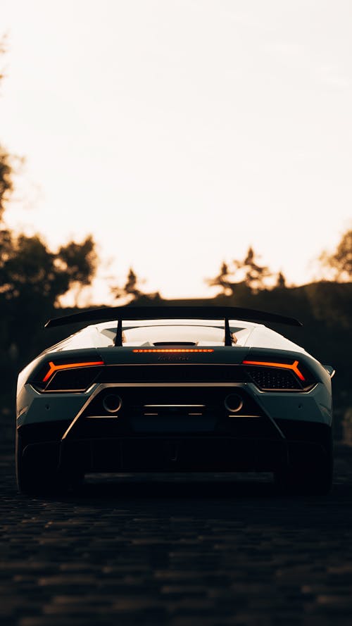 Free Lamborghini's Rear Bumper Stock Photo