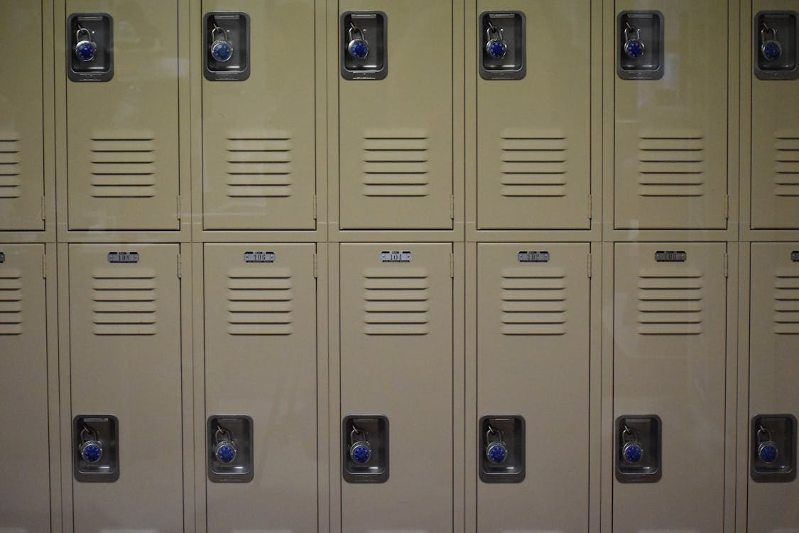 Free stock photo of #lockers #rep #highschool #school #creepy #quiet
