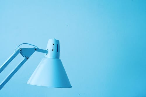 Free Close-Up Photography of White Desk Lamp Stock Photo