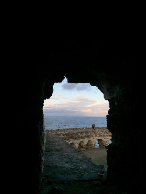 Cave Near a Body of Water