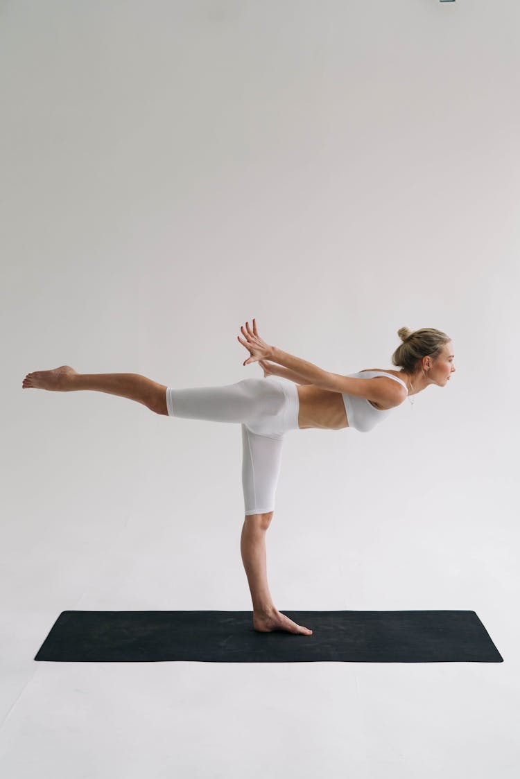 Woman Doing Yoga Pose