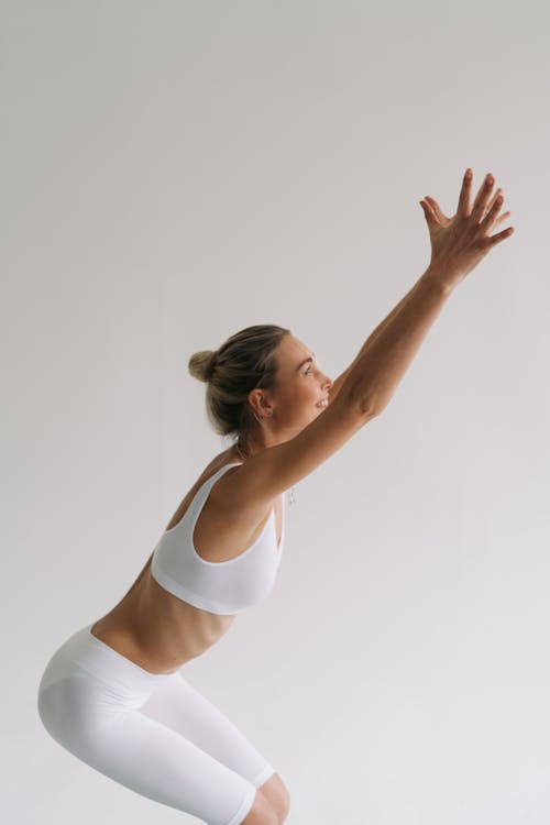 Woman doing Yoga Pose