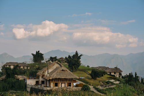 Nipa Huts on a Village