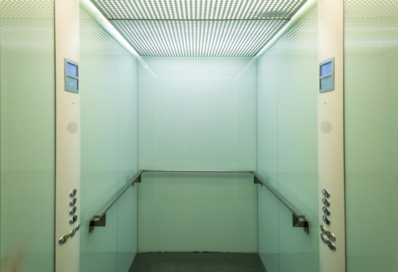 Passenger lift cabin interior