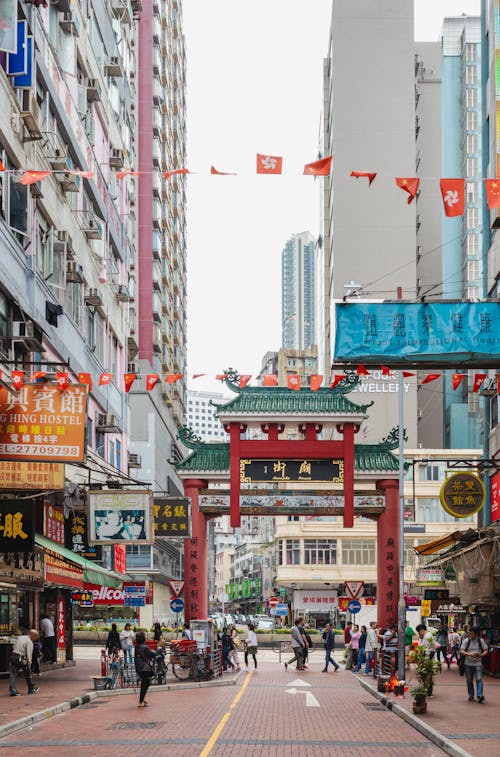 Kostnadsfri bild av arkitektur, asiatiska porten, byggnader