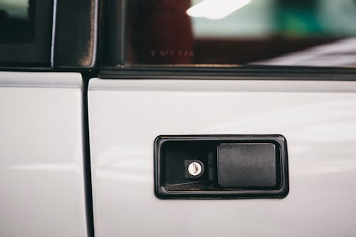 Free Close-Up Photo of Car Door Handle Stock Photo