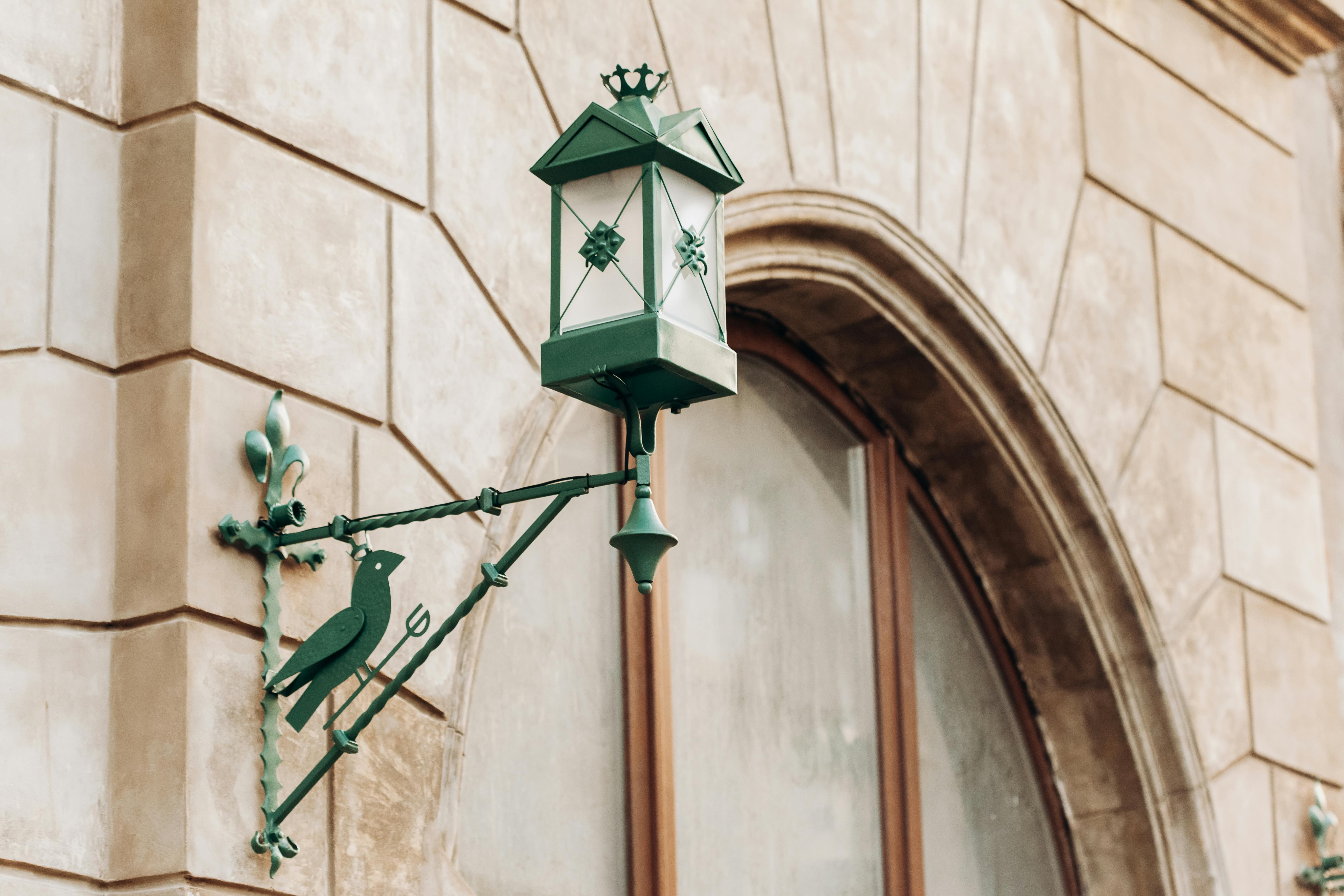 Street Lamp and Building Wall · Free Stock Photo