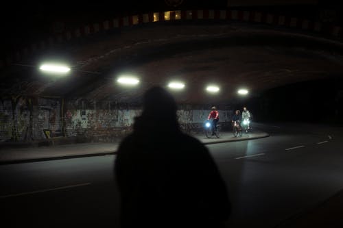 Person Riding Bicycle on the Street