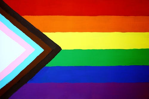 Foto profissional grátis de arco-íris, arte, bandeira