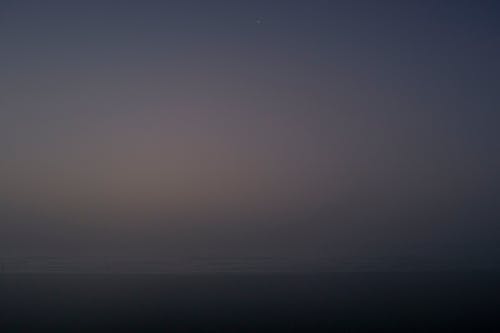 Free stock photo of at the sea, crescent moon, dawn Stock Photo