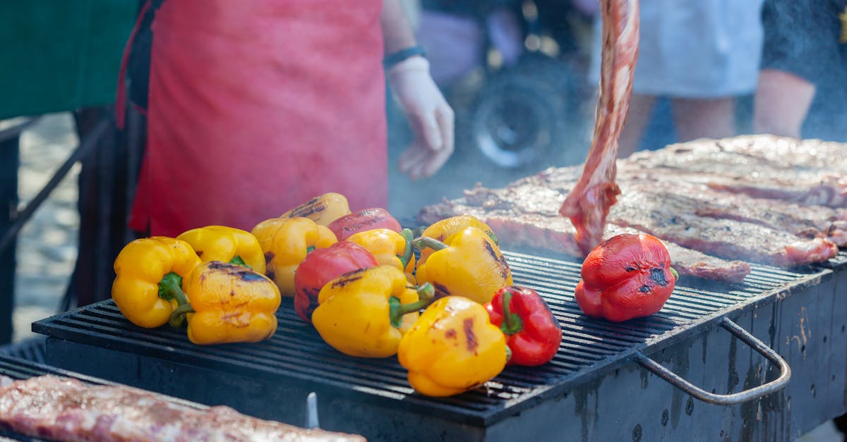 How to grill peppers and onions on BBQ