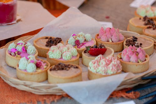 Photo of Pastries with Different Toppings