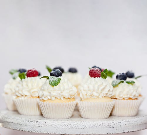 Whipped Cupcakes with Toppings