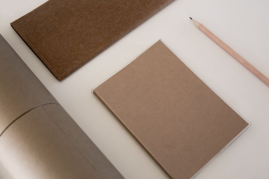 Minimal paper stationery and pencil — PNW Production on Pexels