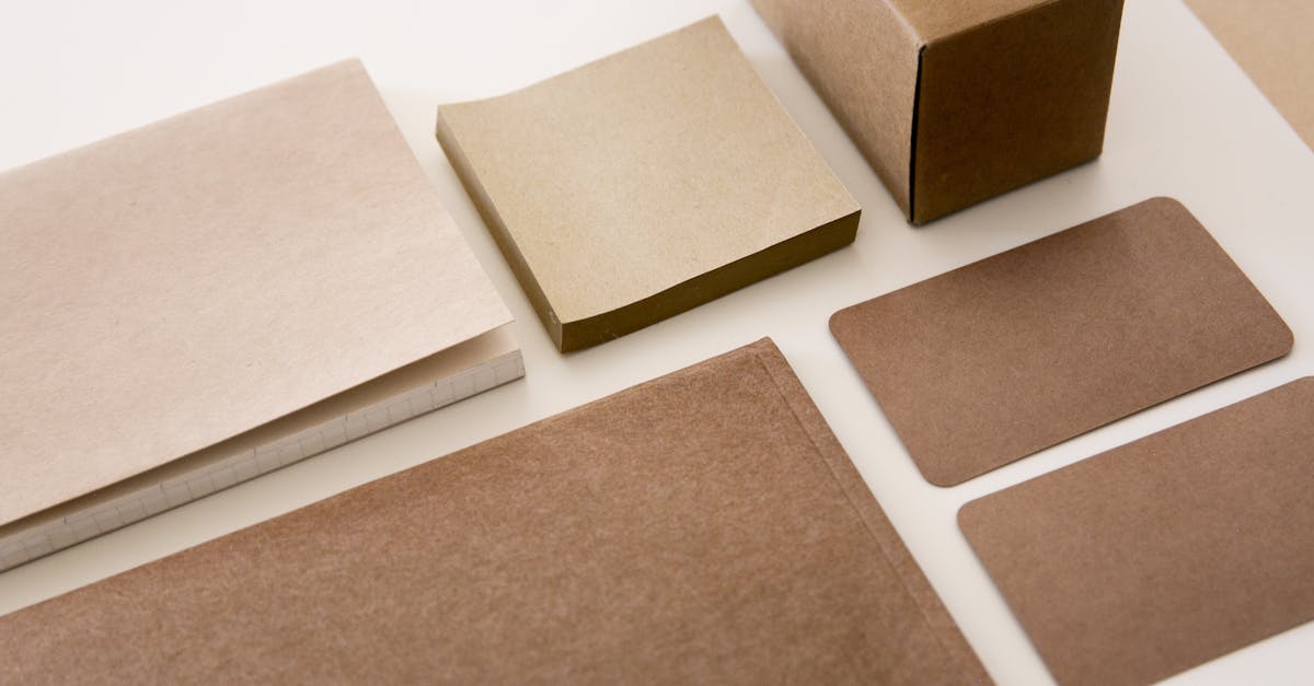 Blank Cardboard Pieces in Different Shapes · Free Stock Photo