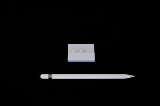 White and Black Cigarette Stick