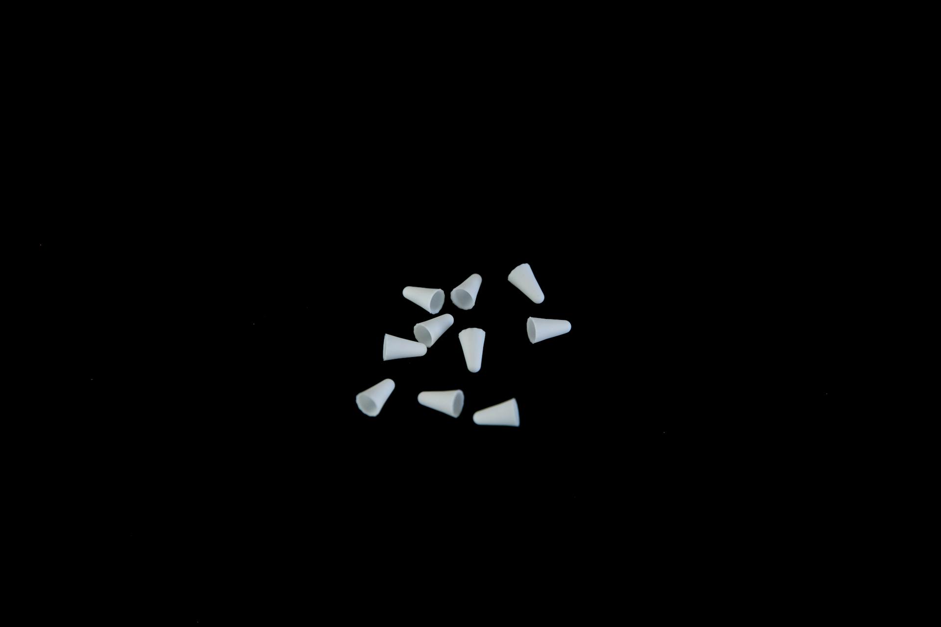 A Bunch of White Earplugs