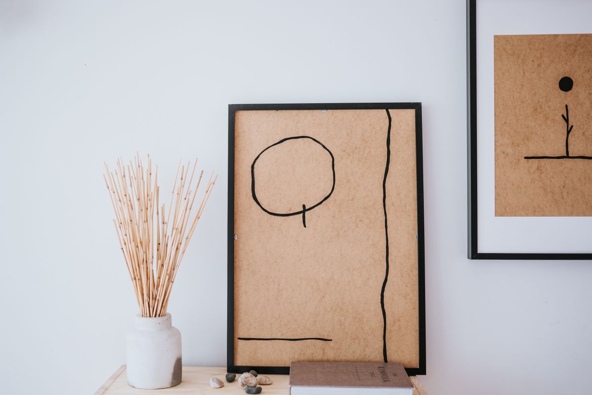 Minimalistisches Wohnen per DIY: 8 einfache + nachhaltige Deko-Ideen — Fertiges Werk