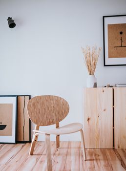Cozy minimalist room with wooden furniture and simple decor, Scandinavian inspired style.. pexels, cozy, minimalist