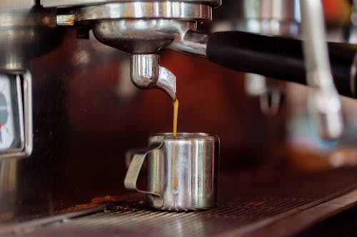 Coffee Maker in Close-Up Photography