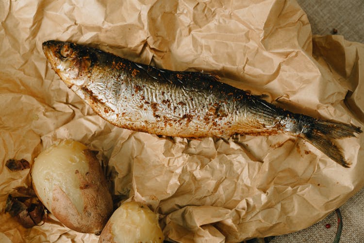 Roasted Fish And Potatoes 