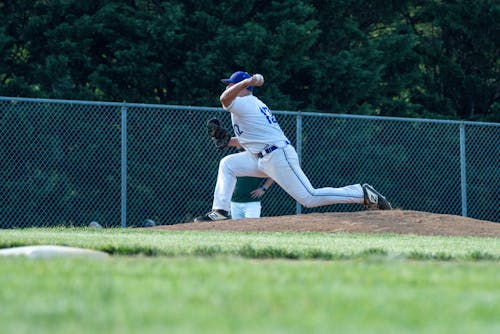 Photo of a Man Playing Baseball
