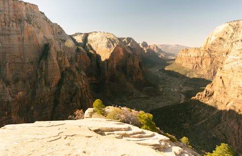 Dried River Between Rock Mountains 