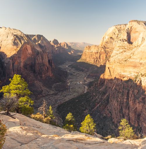 Free Stunning landscape photograph showcasing Kolob Canyon in Zion National Park, Utah, during daylight. Stock Photo