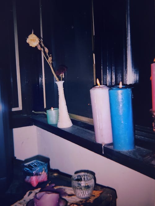Free stock photo of 35mm film, candles Stock Photo