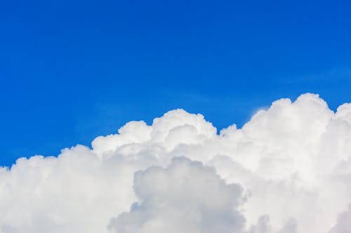 Gratis stockfoto met blauwe lucht, gezwollen, stapelwolken