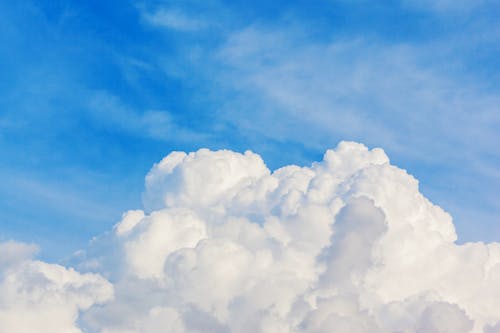 Gratis stockfoto met blauwe lucht, gezwollen, stapelwolken