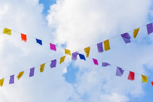 Colorful Decorations over Sky