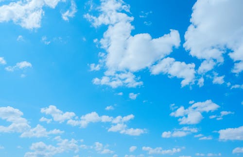Foto stok gratis awan putih, formasi awan, langit biru