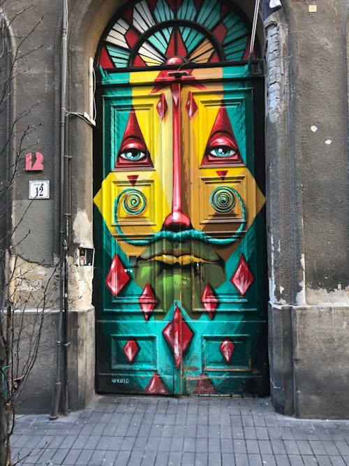 Photo of a Painted Door