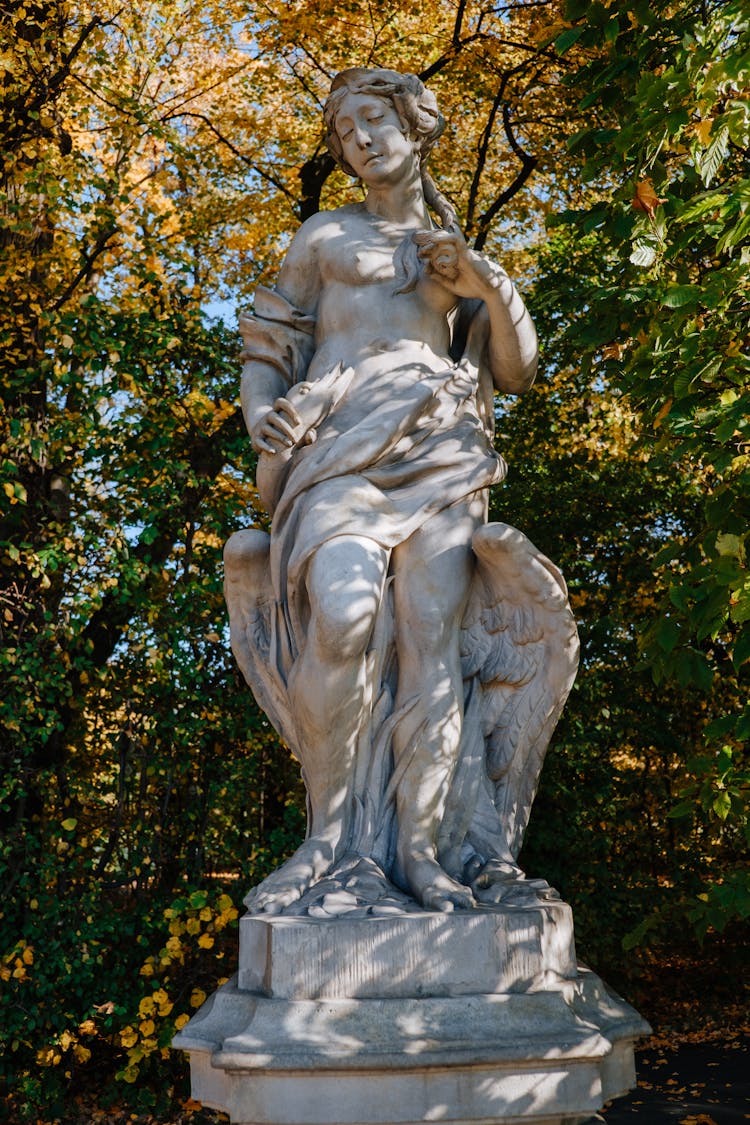 Sculpture In The King John III Palace Museum, Wilanow, Warsaw, Poland 