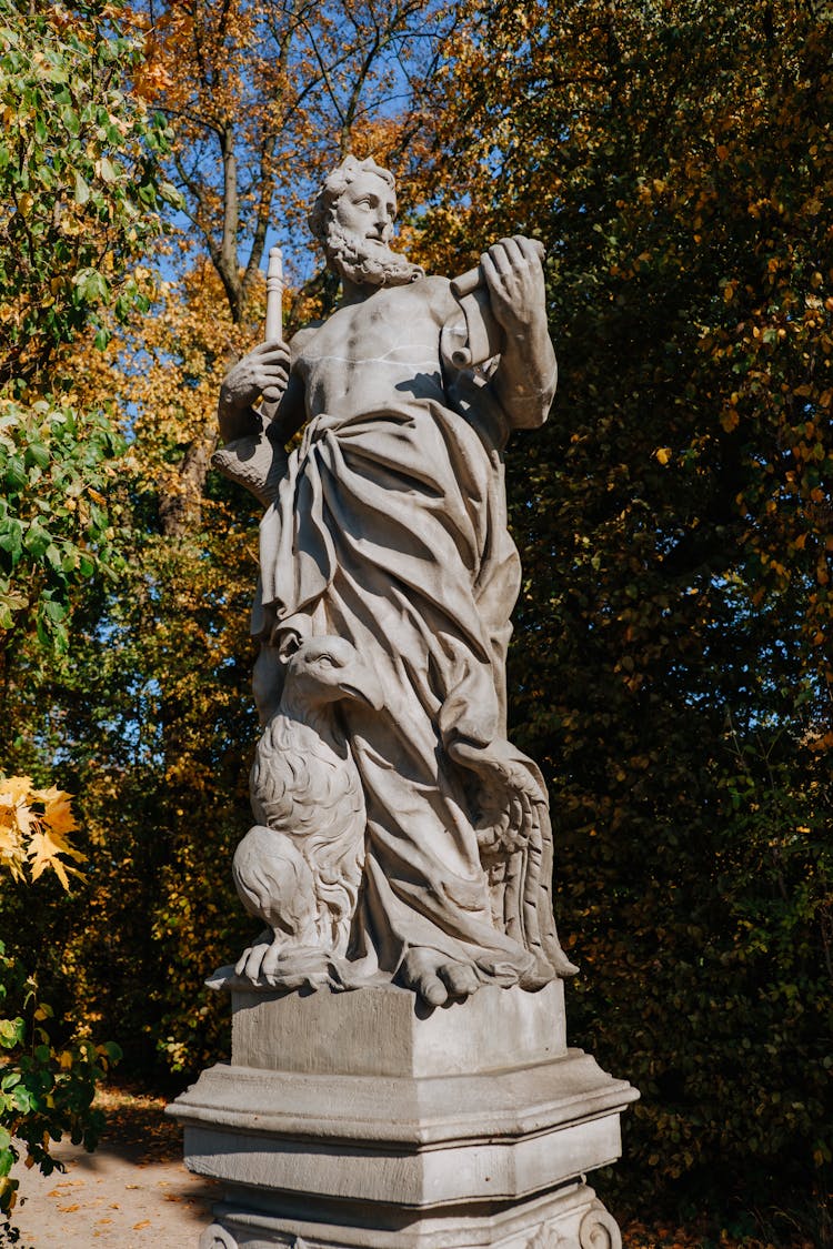 Sculpture In The King John III Palace Museum, Wilanow, Warsaw, Poland 