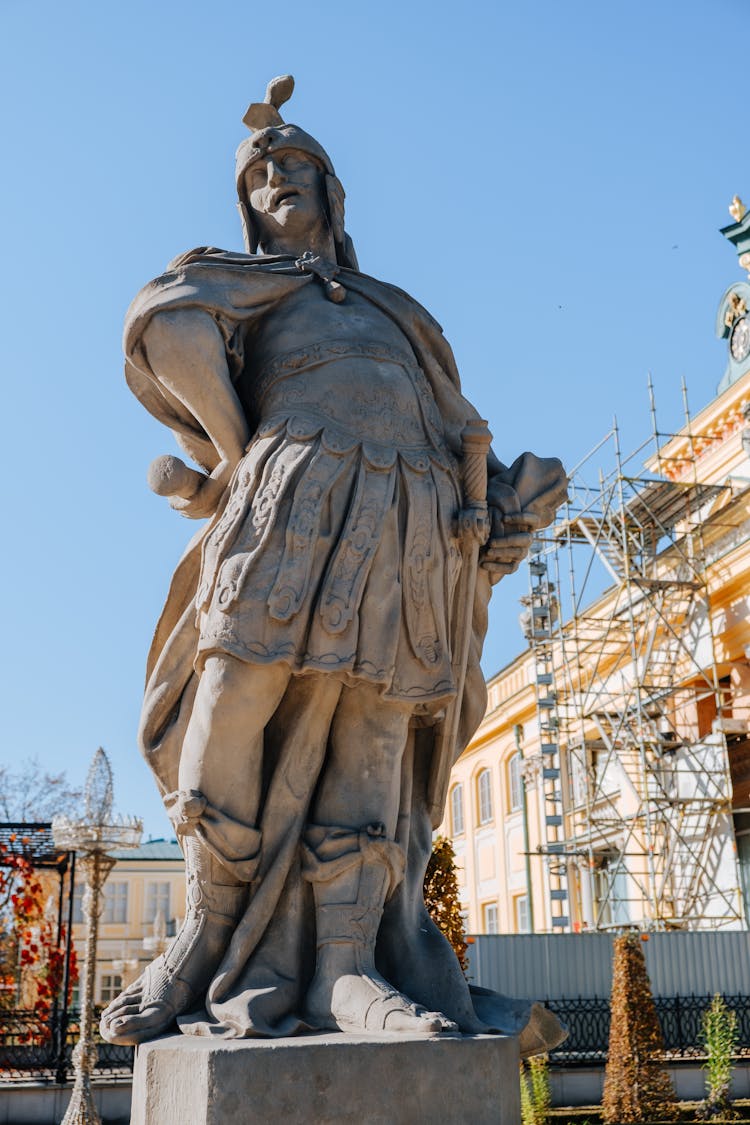 Statue Of Roman Warrior