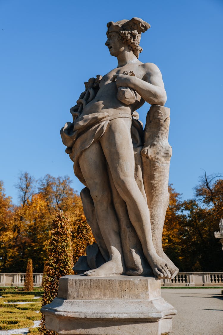 Sculpture In The King John III Palace Museum, Wilanow, Warsaw, Poland 