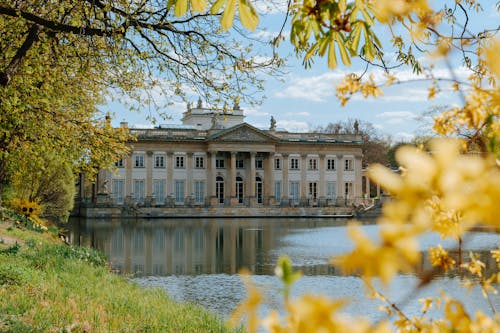 Free A Photo of Palace on the Isle in Warsaw Poland Stock Photo