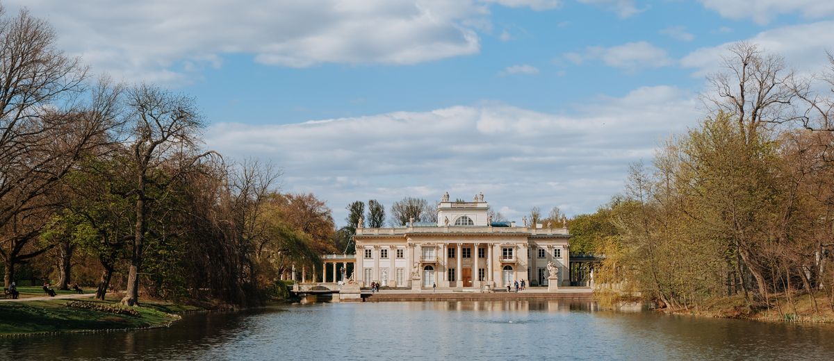 El Palacio sobre el Agua del parque Łazienki, en Varsovia