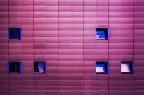 Pink Wall of Building