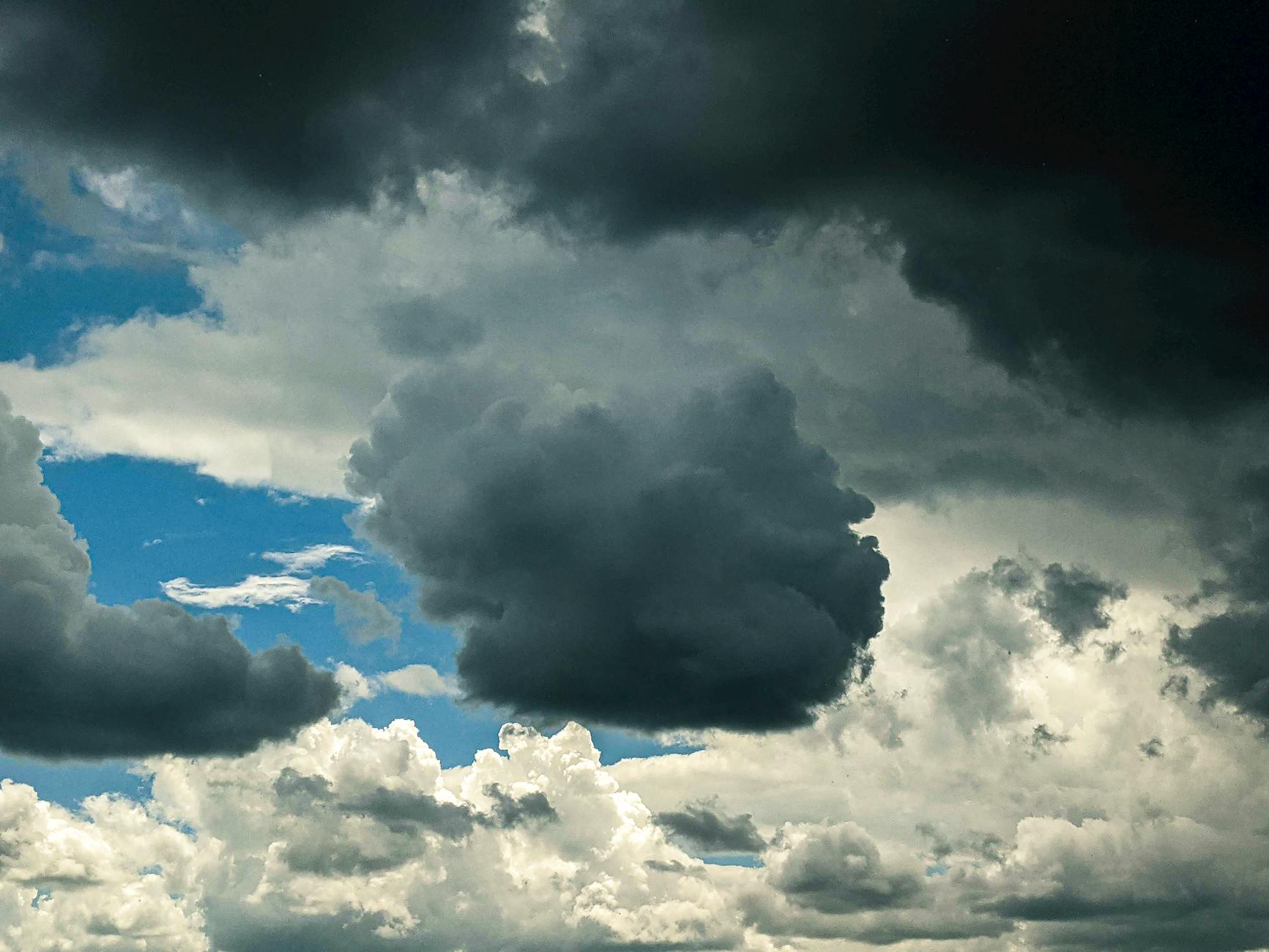 Overcast Sky On Blue Sky · Free Stock Photo