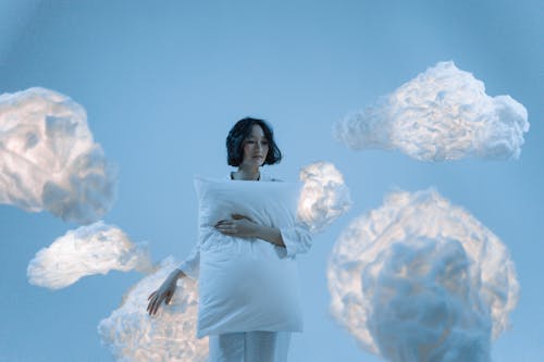 Darmowe zdjęcie z galerii z azjatka, bawełna, chmury
