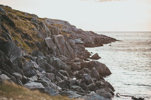 Rock Formation near the Sea