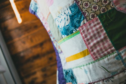 Free Handmade Patchwork Quilt Stock Photo